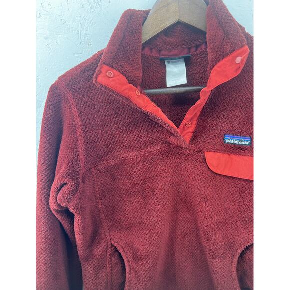 Patagonia Re-Tool Snap Synchilla Polartec T Fleece Rusted Iron Women's Size S - Picture 8 of 8